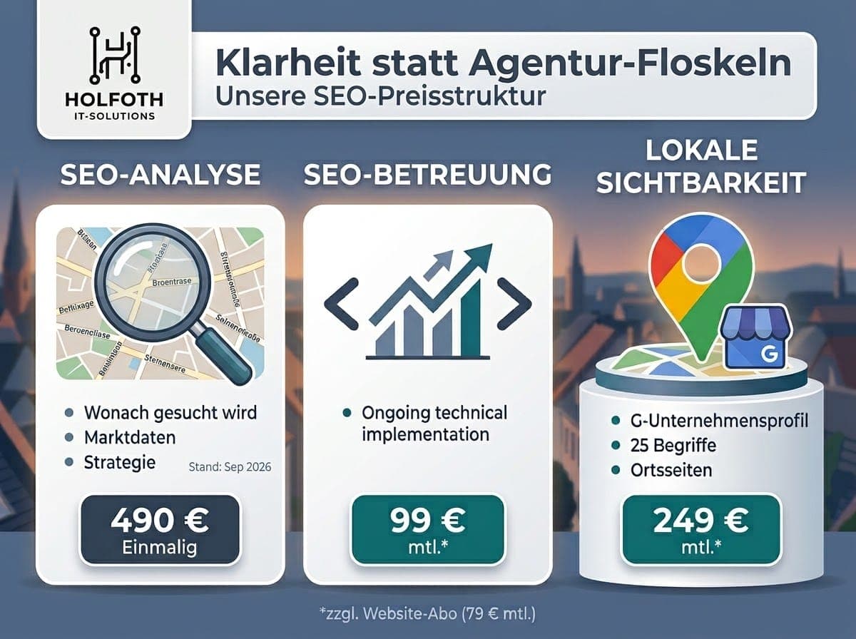 SEO-Kosten: was Suchmaschinenoptimierung für kleine Betriebe kostet